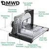 JIQI Household Commercial Foldable Lamb Roll Slicer 0-18mm Thickness Adjustable Pure Copper Motor Vegetable Meat Slicing Machine 2