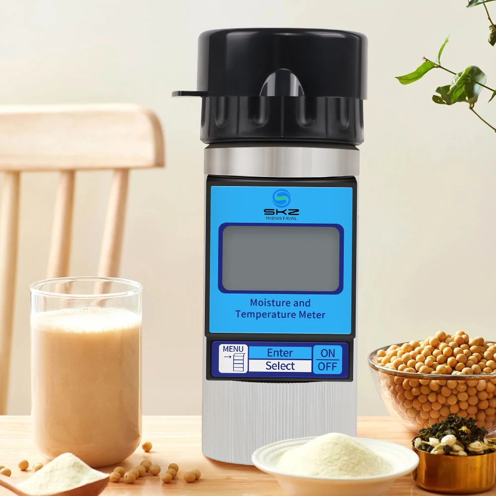 

37 Kinds Grain Moisture Meter LCD Display 0-60°C Humidity Meter Grains Seeds Wheat Rice Peanuts Coffee Beans Hygrometer