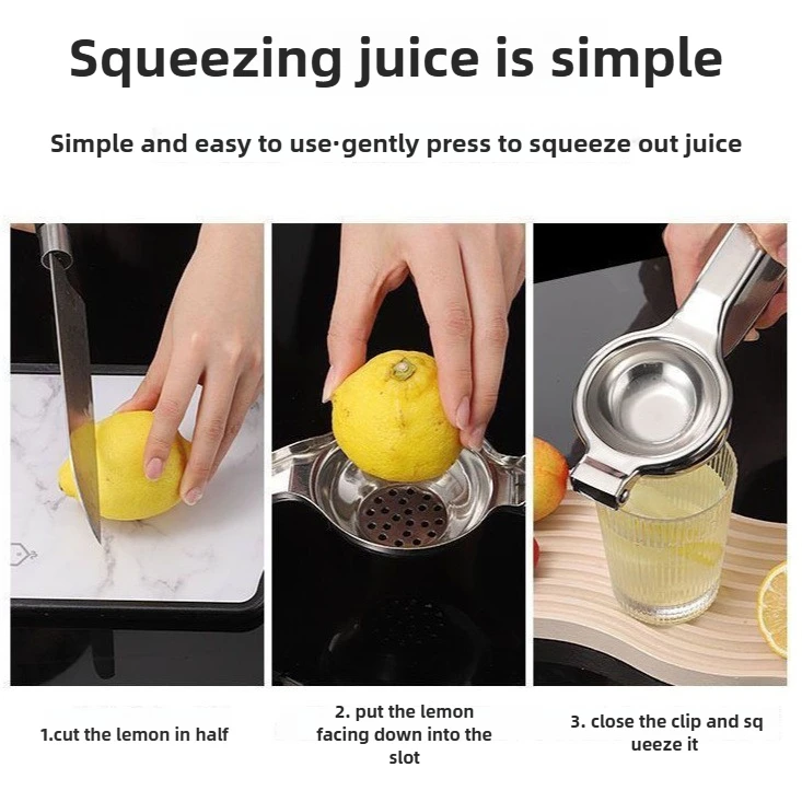 Stainless Steel Manual Fruit Juicer For Oranges And Lemons_voghion.com