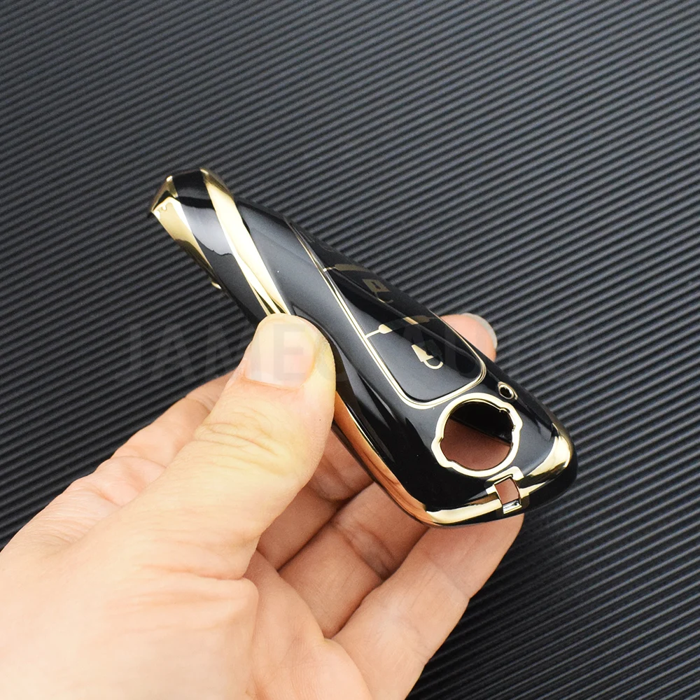 Funda Para Llavero De Coche De Piel Y Aleación De Aluminio - Compatible Con Nissan Rogue, X-Trail, Versa, Kicks, Ariya (Llave De 3 Botones)