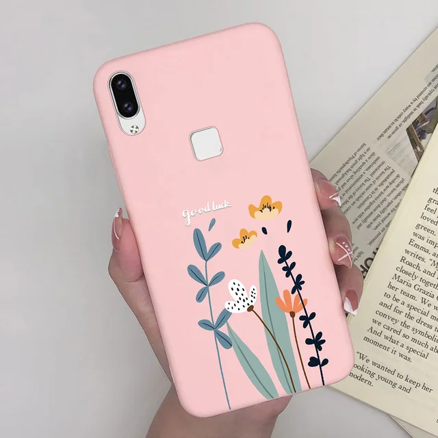Full Hd Vivo V3 Back Pouch For Vivo V9 Case 1723 Cute Painted TPU