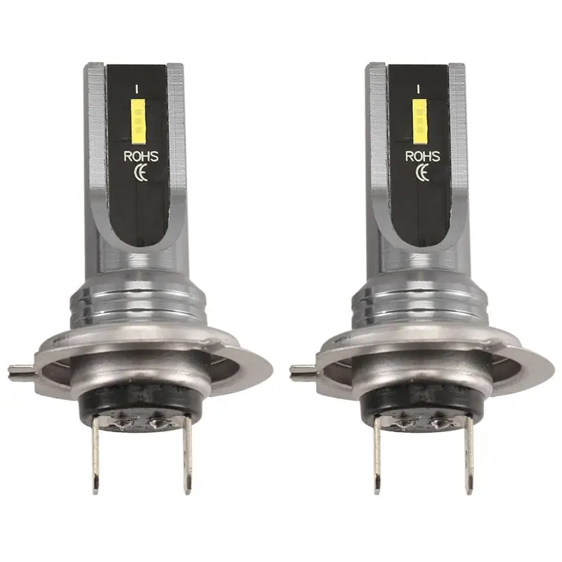 P-프리미엄-2Pcs 자동차 H7 LED 전구 헤드 라이트 램프 화이트 6000K 80W CSP 칩 6SMD 오토바이 안개 램프 1860 16000LM 러닝 라이트