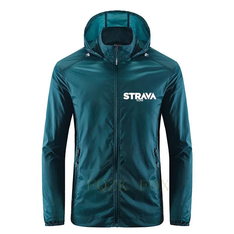 Спортивная куртка для бега Strava Мужская ветровка быстросохнущая