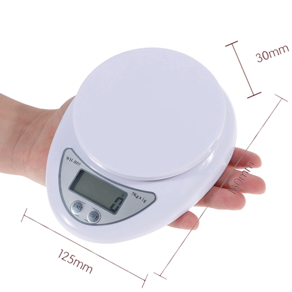 Kitchen Scale 5kg/10kg Kitchen Scale Accurate Household Electronic Scale  0.1g LCD Precision Electronic Food Diet Balance Scale - AliExpress