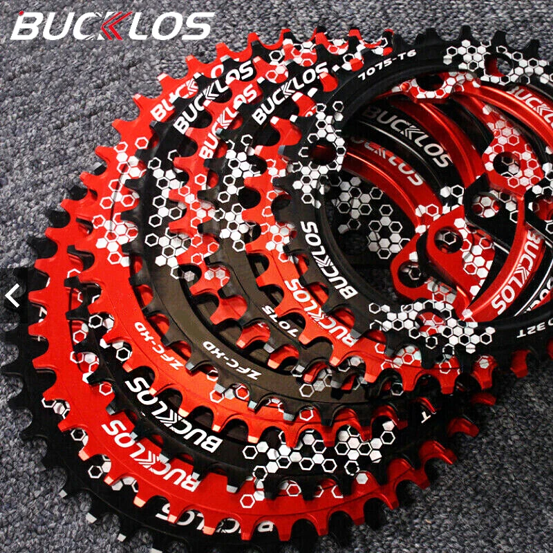 

BUCKLOS 104BCD цепное кольцо MTB цепное колесо 36T овальные круглые велосипедные кольца 30T 32T 34T 36T 38T 40T 42T MTB коленчатый Набор части цепного колеса