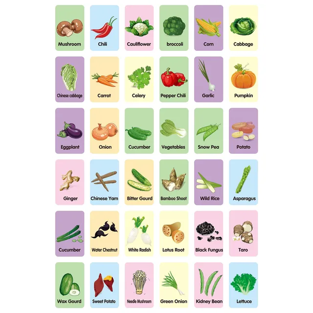 of Sets Fruit for Educational Necessities 3PC Vegetables Flash Magnetic for Toddlers 1-3 Magnetic Puzzles for Kids Ages 3-5 4