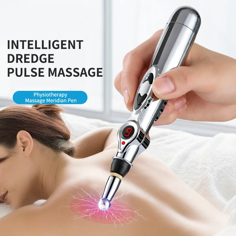 TENS Pulse Massager EMS Low Frequency Nerve Muscle Stimulator Physiotherapy Therapy Acupuncture Pen Body Massage Pen Health Care