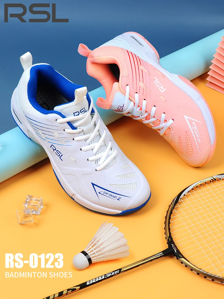 Uitputting zaad slecht humeur Original Rsl Badminton Shoes For Men Women Breathable High Elastic Non-slip  Sports Sneakers 0123 - Badminton Shoes - AliExpress