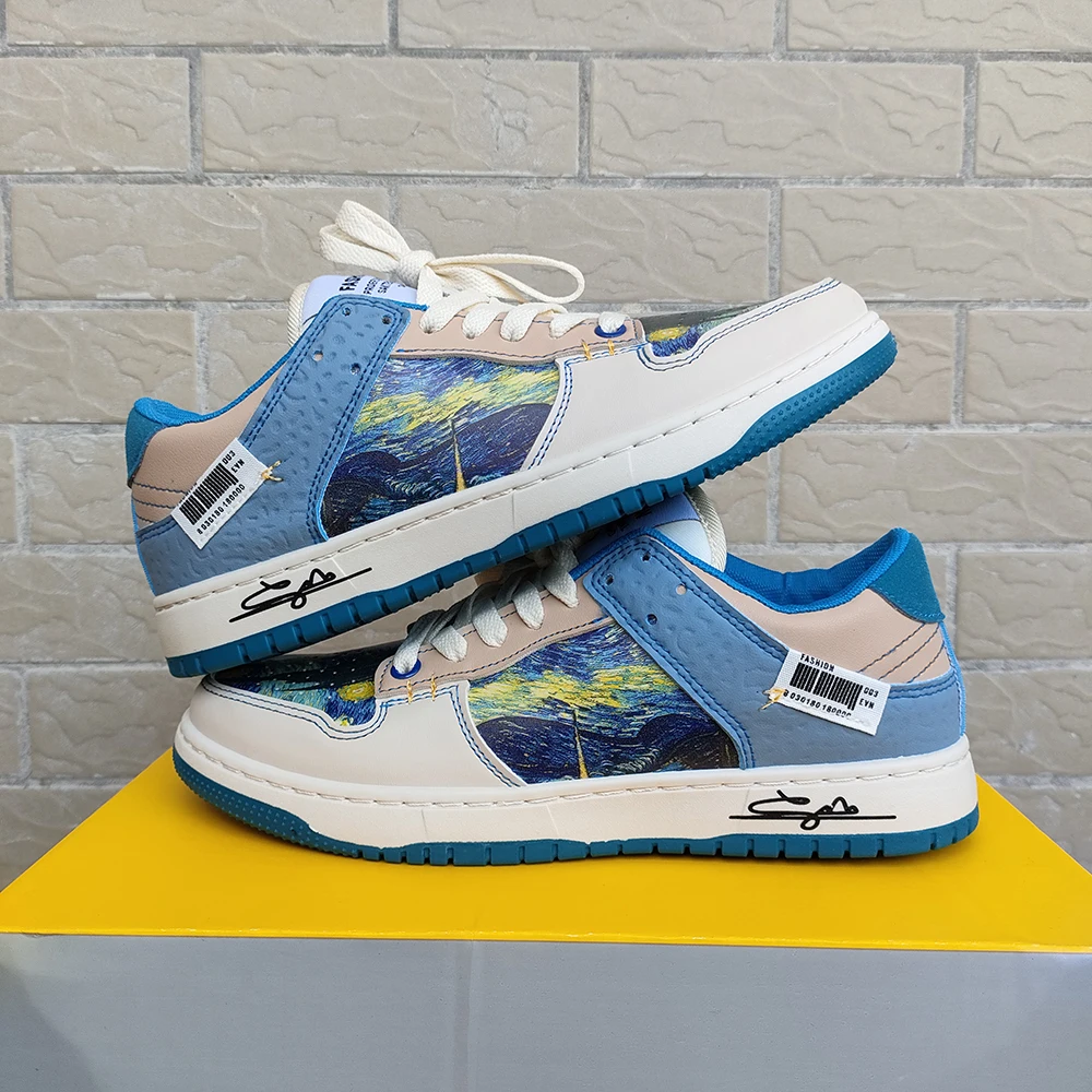 

Кроссовки мужские/женские на платформе, с 3d-граффити