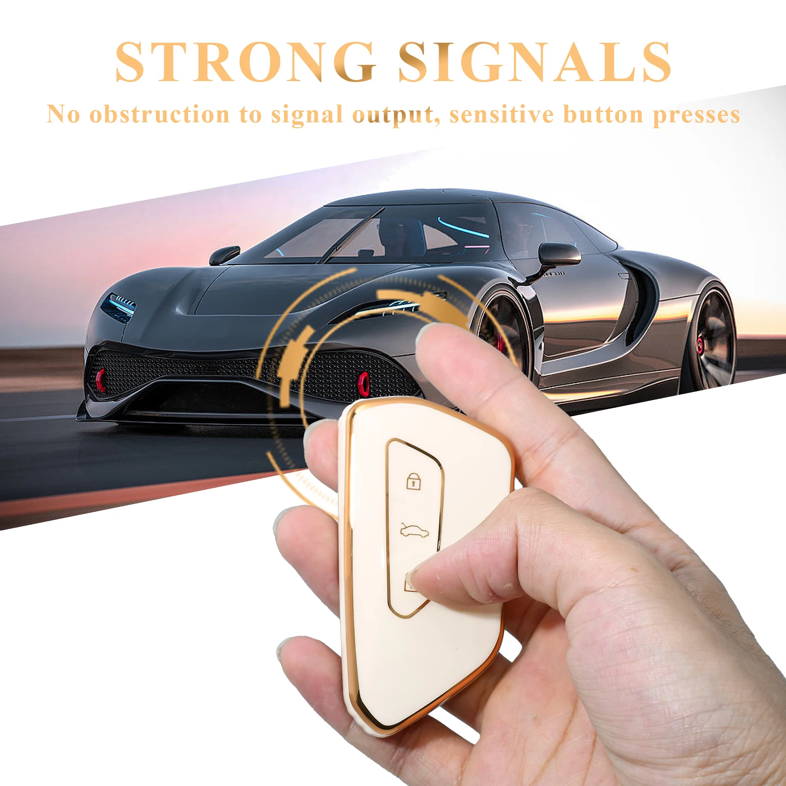 TPU Auto Schlüssel Fall Abdeckung Für Volkswagen VW Golf 8 Shell Schlüssel Abdeckung Für Skoda Octavia A8 MK4 Mk8 2021 sitz Leon Mk4 Cupra Formentor – Detail 5