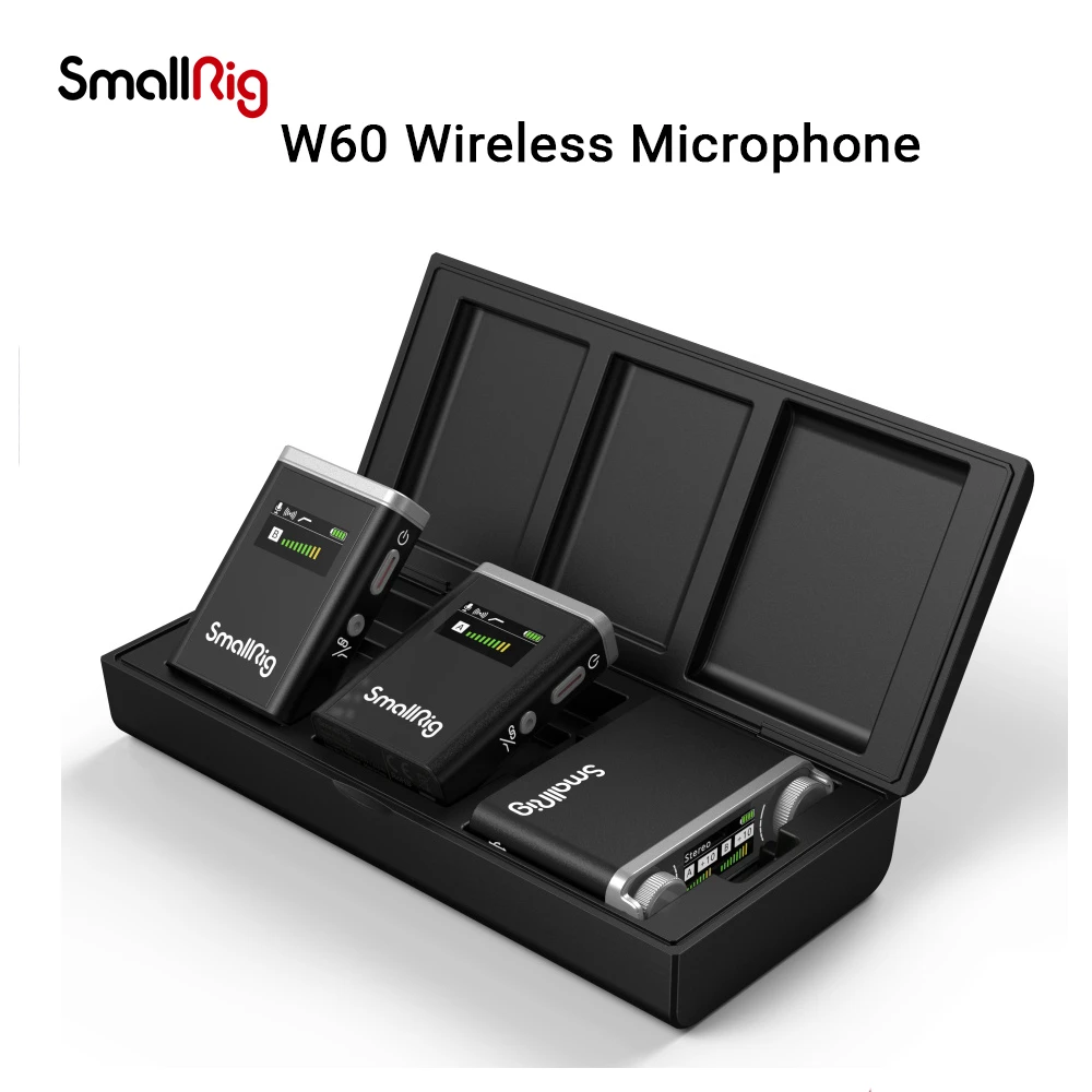 SmallRig Forevala W60 Wireless Mic Microphone System Lapel Lavalier