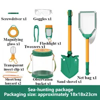 Catch The Sea Set Kids Toys Beach Play Tools Outdoor Adventure Set Oysters Crab Clip Equipment for The Seaside Parent-Child Toy 2