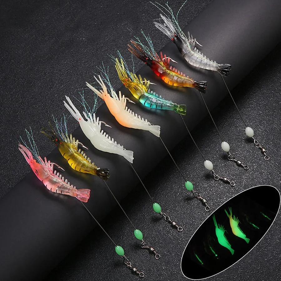 Artificial Shrimp Fishing Lure Set 5