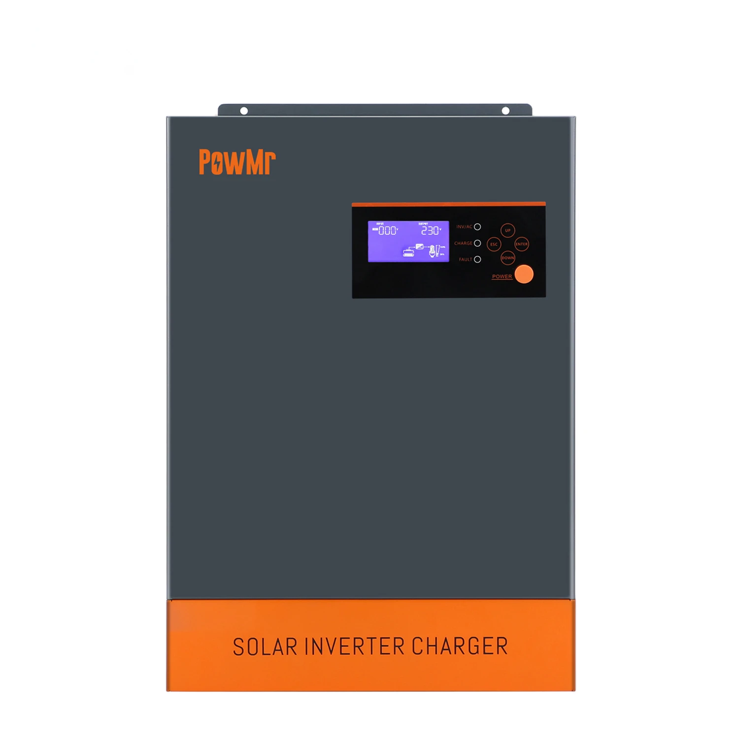 

PowMr 5.5KW 5.5KVA MPPT 80A 500VDC PV Input 220VAC 48V with/no Parallel Function 5500W 3 Phase Hybrid Solar Inverter