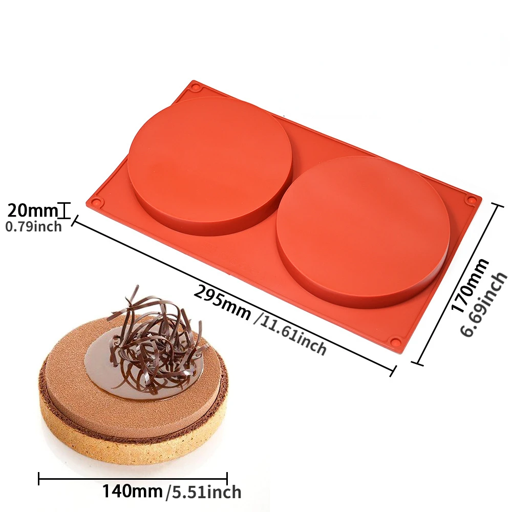 Cylinder Silicone Mold for Soap, Jelly, Pudding, Resin, and Chocolate Treats
