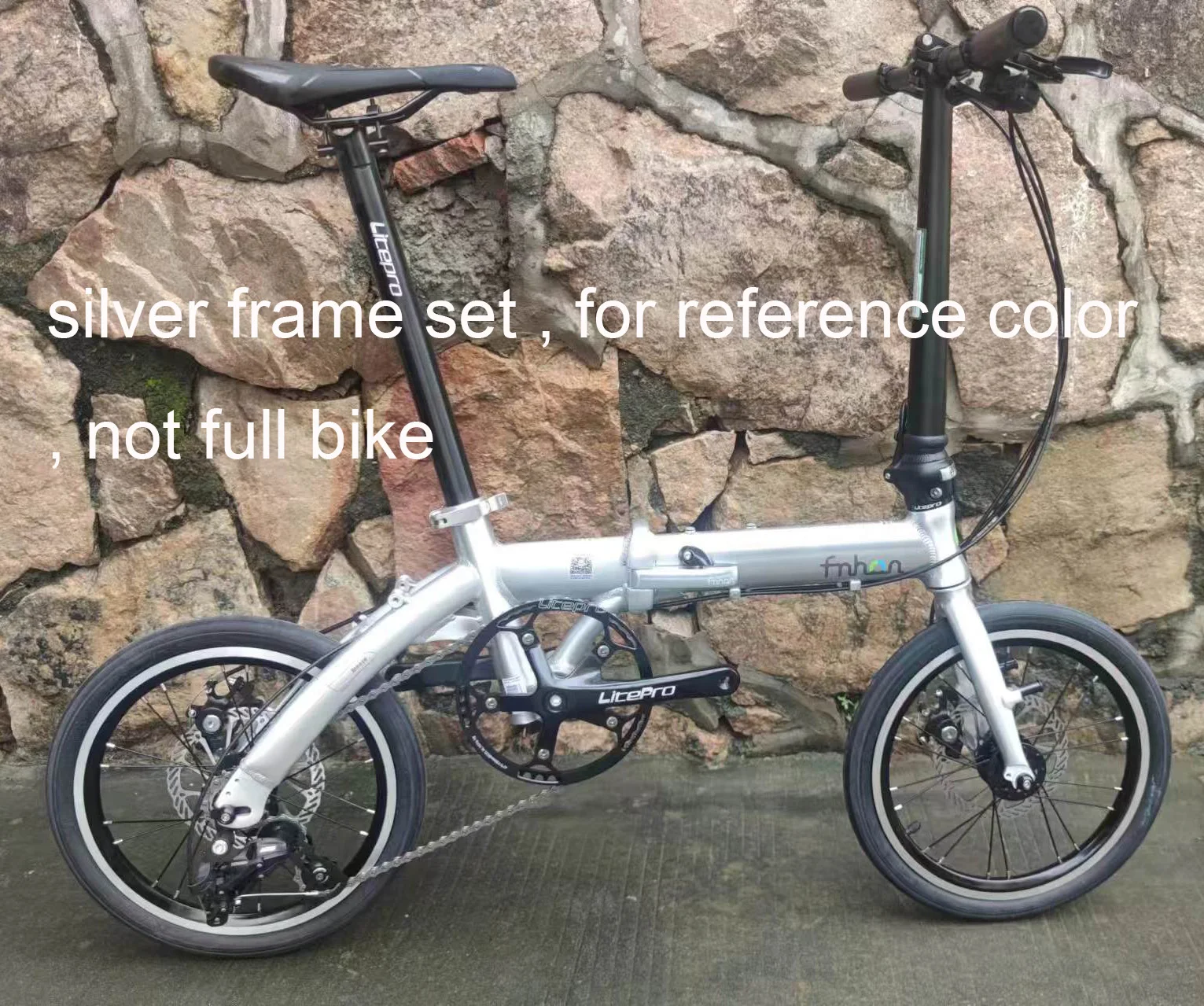 Fnhon-breeze alloy 6061折りたたみ自転車フレーム,14 