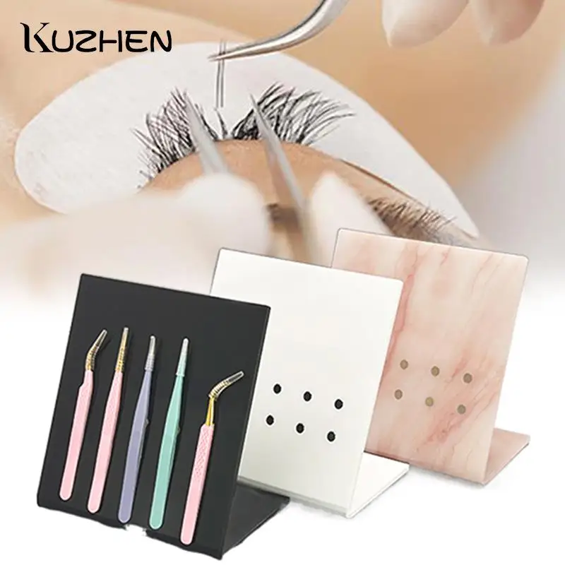 

Eyelash Extension Tweezers Storage Box Professional Display Stand Organizer Case Lash Pillow Eyelash Extensions Supplies