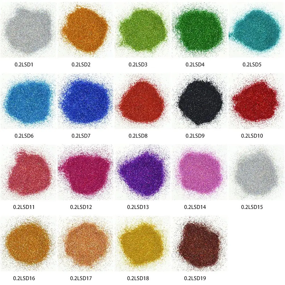 Nail Powder 50g/bag Rainbow Holographic Nail Powder 22 Colors