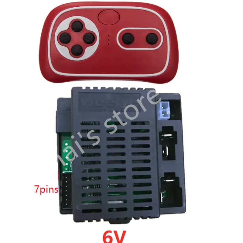 

Wellye 2.4G-6V 7pins Children Electrical Car Receiver Baby Controller Electric Vehicle Toy Accessories 2.4G Bluetooth Transmitt