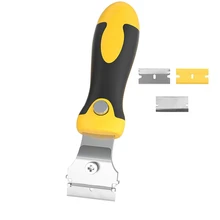 

Multi-Purpose Razor Scraper Set With Blade Cover And 4Pcs Blades Cleaning Tool For Scraping Labels, Stickers, Caulk