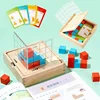Cube Three-View Teaching Aids Orientation Observer Space Thinking Training Primary School Students Year 34 Grade Children's Toys 1