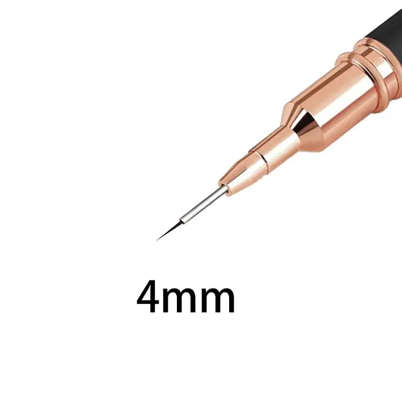 Enhanced Leopard Print Nail Art Brushes - Double-Headed Thin Detailer for Precision Manicure Design
