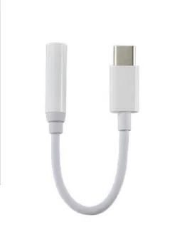 Аудиокабель-адаптер для наушников с разъемом USB C 3,5 и штекером AUX 3,5 мм для Huawei V30 mate 20 P30 pro Xiaomi Mi 10 9
