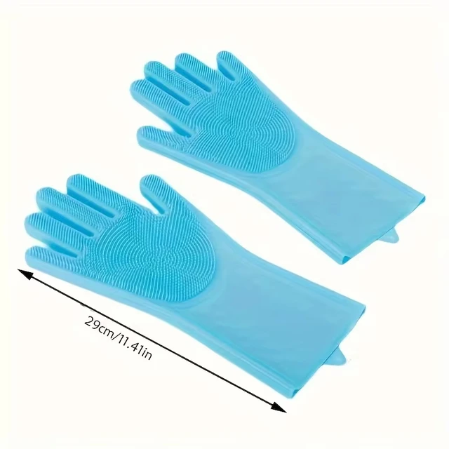 1/3PCS Silicone Pet Bathing Gloves for Cat Puppy Beauty Cleaning Bathe Shampoo Dog Cat Brush Gloves Pet Products 5