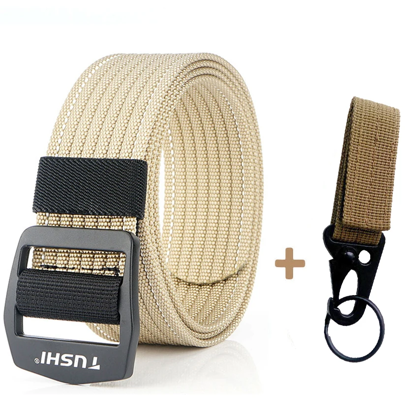 mens red belt 2020 New Casual Men Canvas Belt Adjustable Army Belt For Trousers Outdoor Nylon Tactical Belts Metal Buckle Military Waist Belt crocodile skin belt Belts
