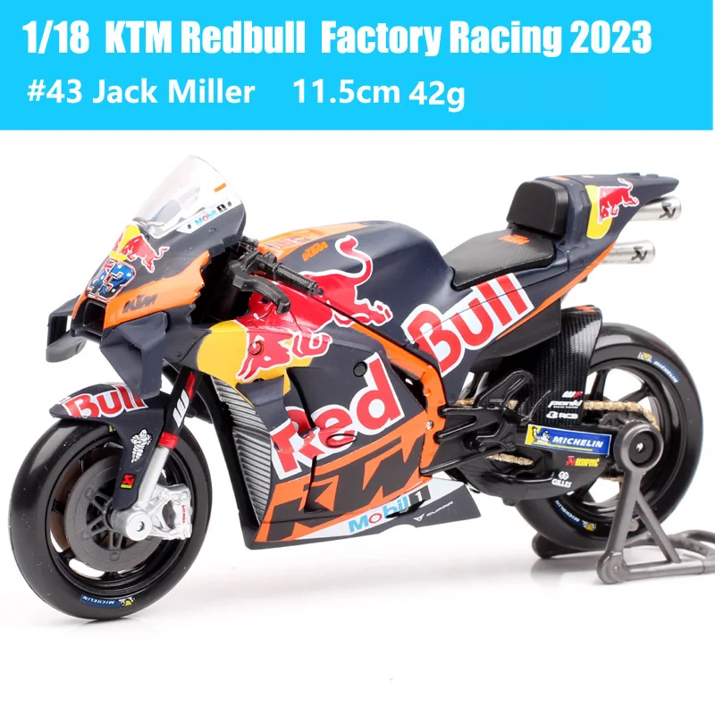 1/18 Scale Racing Motorcycle Model - Redbull GP Racing Edition