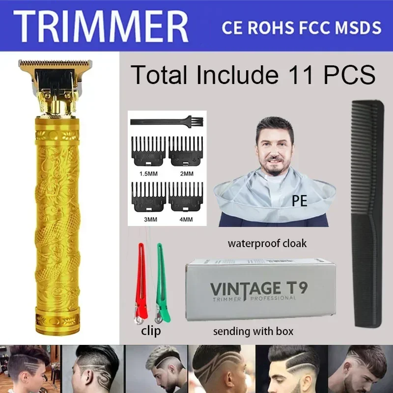 Tagliacapelli Tagliacapelli Per Uomo Tagliacapelli Professionale Da Uomo Cordless Barber Clippers Taglio Di Capelli T Outliner Blade Liner Edgers Shav