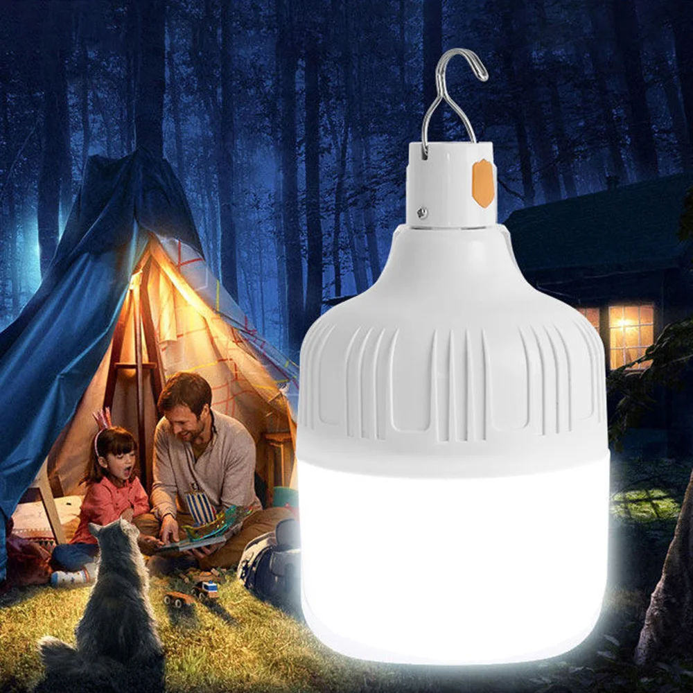 

Portable Camping lantern rechargeable bulb light outdoor lighting fishing camping equipment High power led flashlights led light
