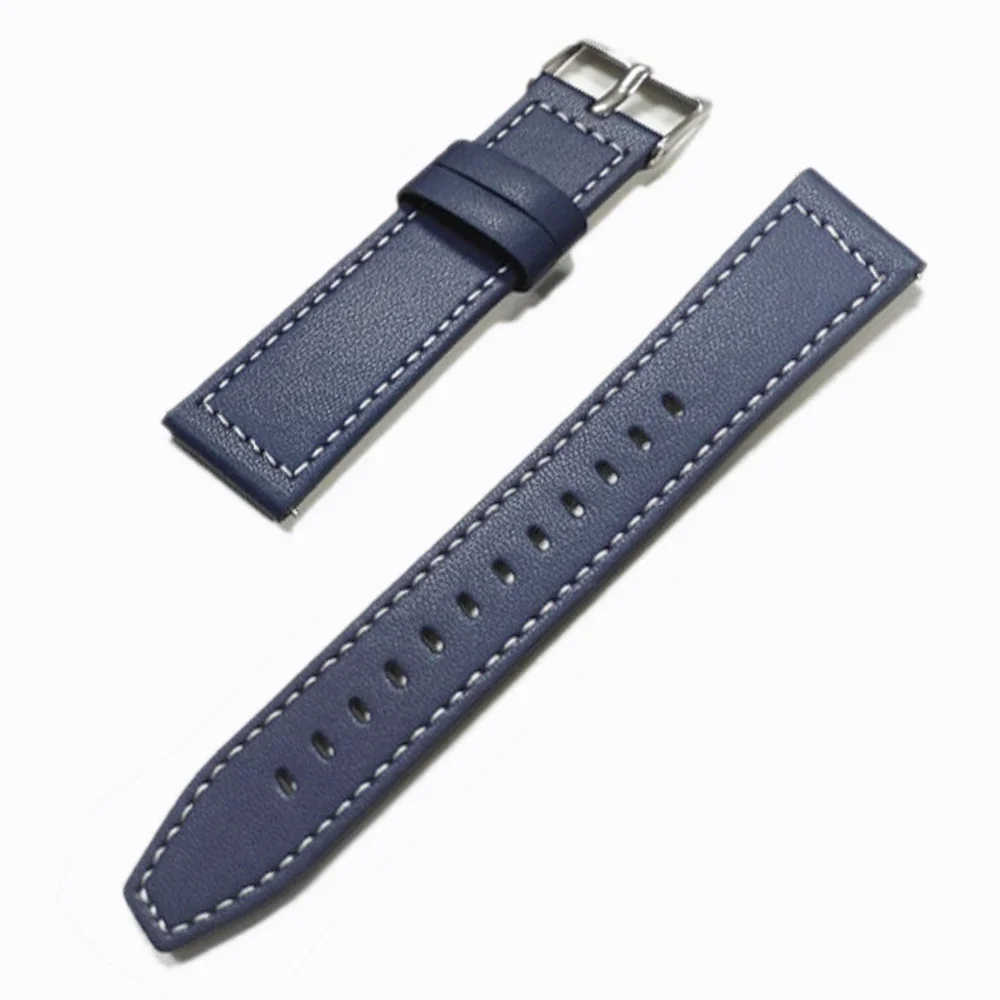 Premium Leather Strap 22mm for Sport Smartwatch - Elegant Band for All Occasions