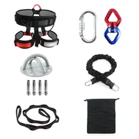 Professional Indoor Flying Yoga Bungee Dance Cords Body Weight Fitness Suspension Trainers with Hook Rope for Yoga & Workout - Image 3