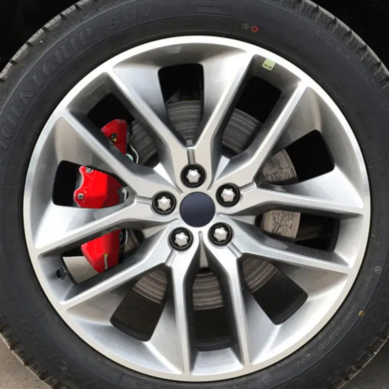 2PCS S/M/L 3D Style Car Disc Brake Caliper Cover Red Car Brake Pad Accessories for Front Rear Wheel Decor Auto Disc Covers