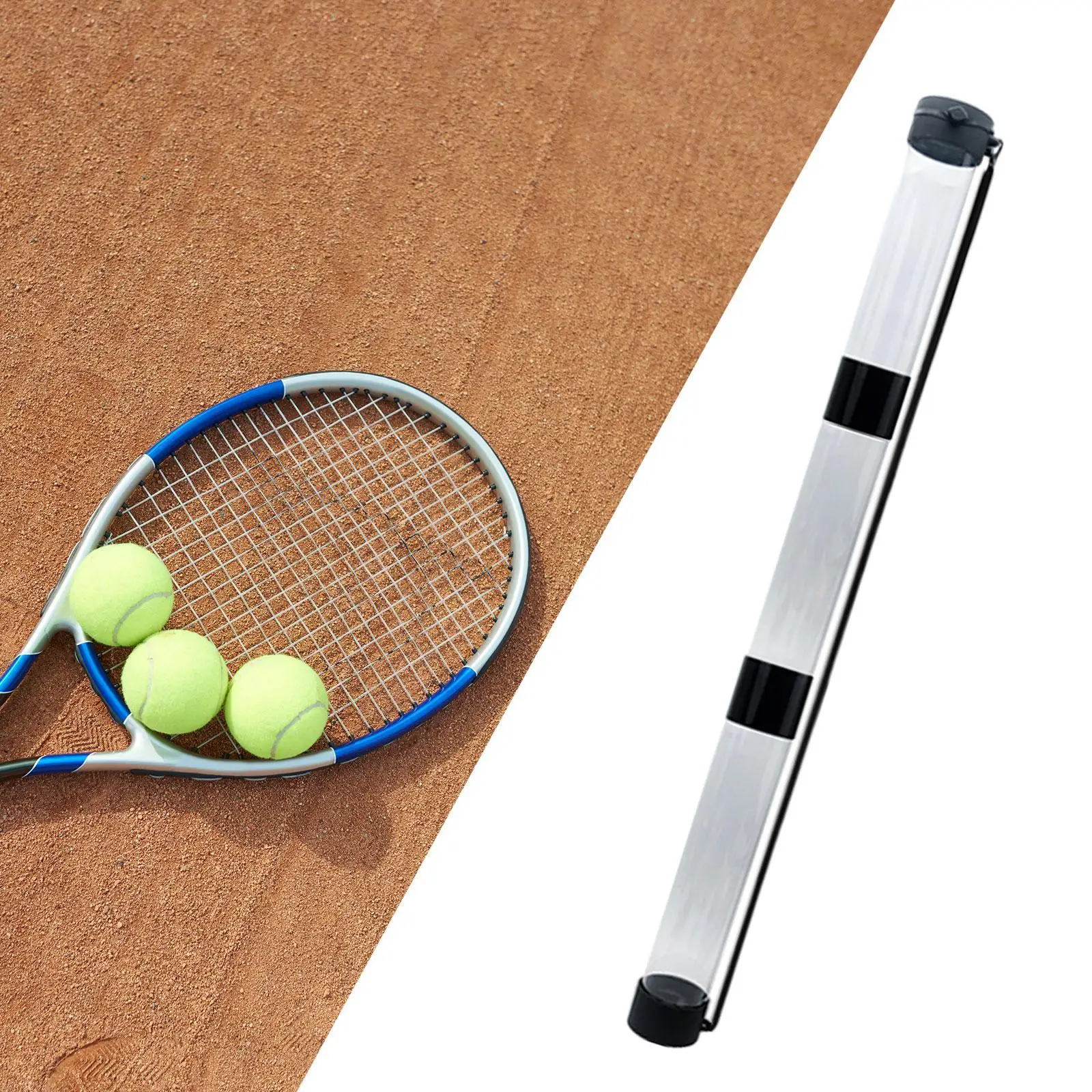Tennis Ball Pickup Tube with Removable Adjustable Strap Tennis Ball Picker
