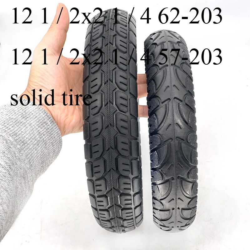 Solid Honeycomb Tire for Electric Vehicles and Bicycles - 12.5x2.25 Size