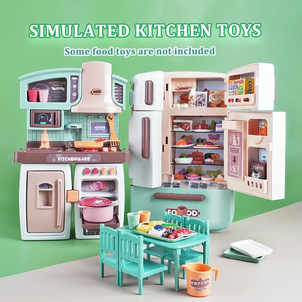 Deluxe Miniature Food Cooking Set with Realistic Oven & Interactive Play Kitchen Features
