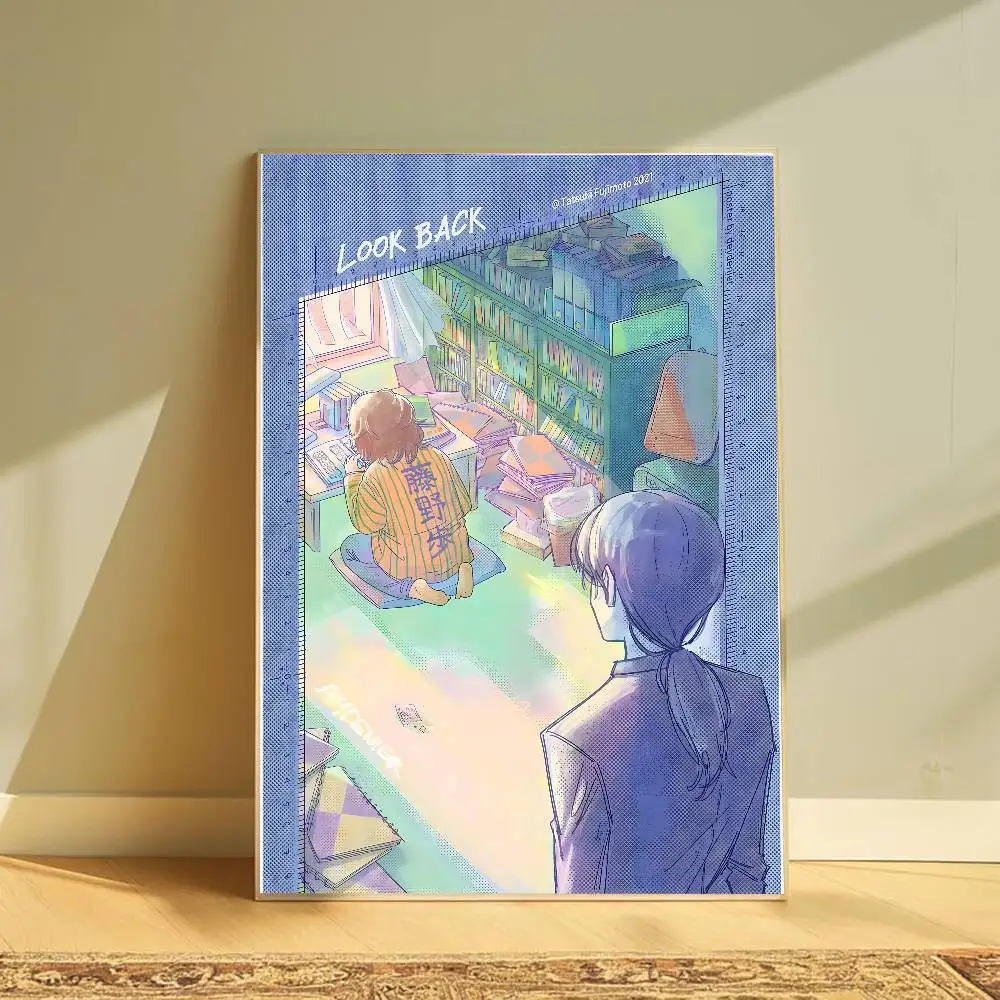 Anime Look Back Poster HD Home Decor Klebrige Wand Wasserdicht Home Wohnzimmer Bar Ästhetisches Dekor – Detail 17