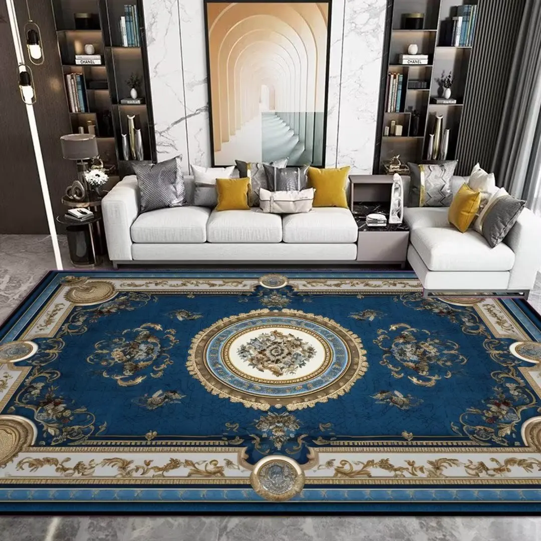 Classical Luxry soft Carpets for Living Room Decoration Home Large Area Rugs Bedroom Decor Floor Rug Non-slip Easy Washable Mat