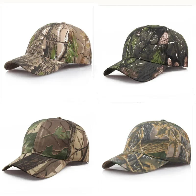 Baseball Cap Camouflage Hat Hunting Caps Quick Dry Breathable Camouflage Print Outdoor Camping Men Women UV Protection Summer Sun Hat