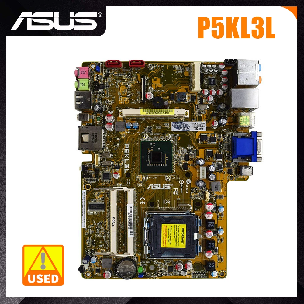 Asus P5kl3l Socket Lga 775 Essentio Cs5120 Original Desktop Pc