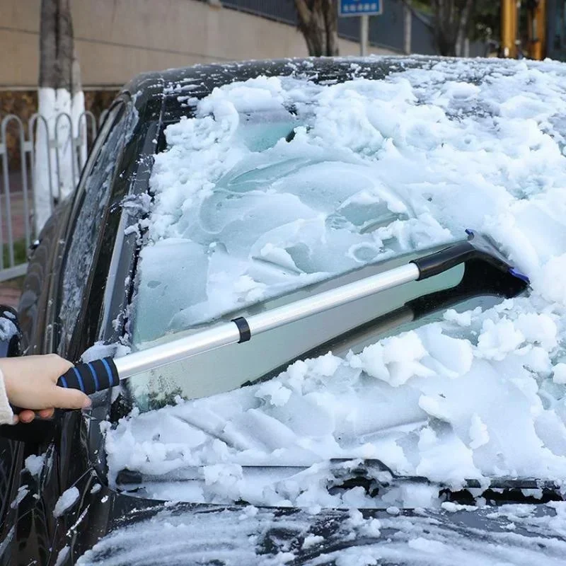 Ice Scraper Snow Brush Car Windshield Telescopic Extra-long Snow Shovel