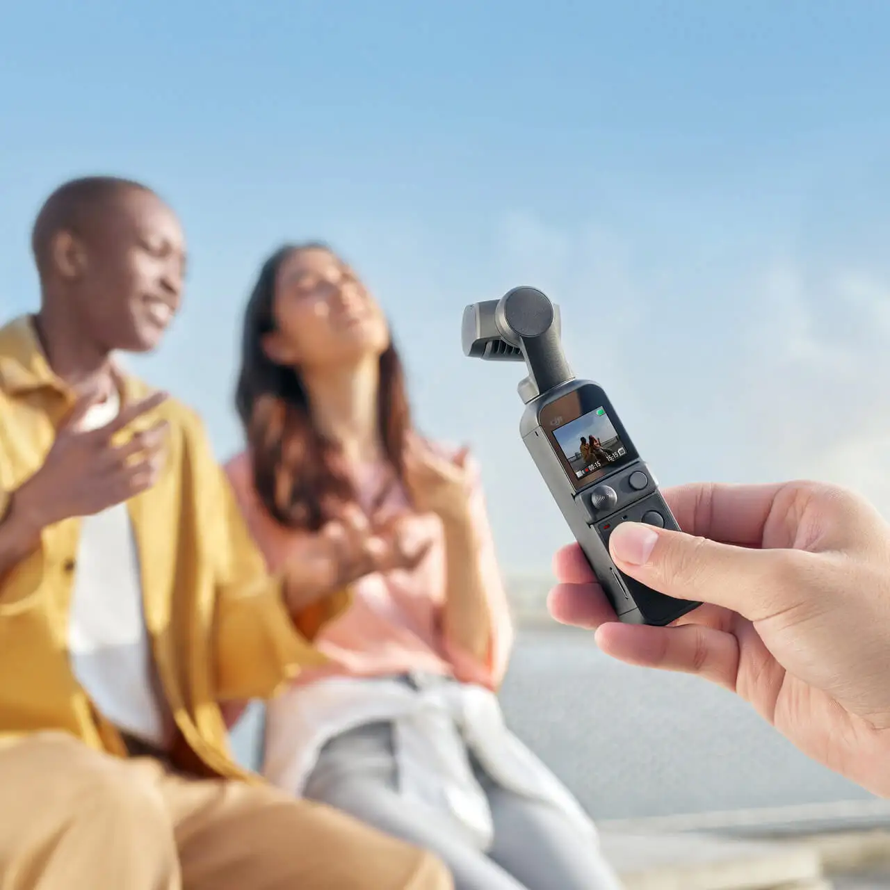 DJI Pocket 2/Pocket 2 Exclusive Combo Pocket-Sized 3-axis Stabilized Handheld Camera with 4K/60fps Video Can Track Actively