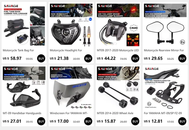 Protezione Serbatoio Freni Posteriore Per Yamaha MT-07, MT-09, MT-10 - Nero - Foto 6