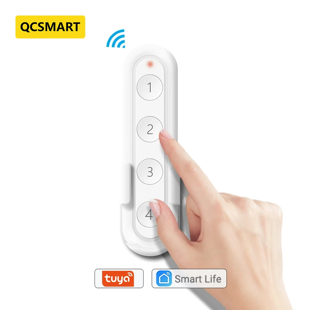 Interruptor com Controle Remoto sem Fio Tuya Zigbee 3.0 Controle Remoto com Botões Funciona com Conbee Stick Irobot Jeedom Smart Life