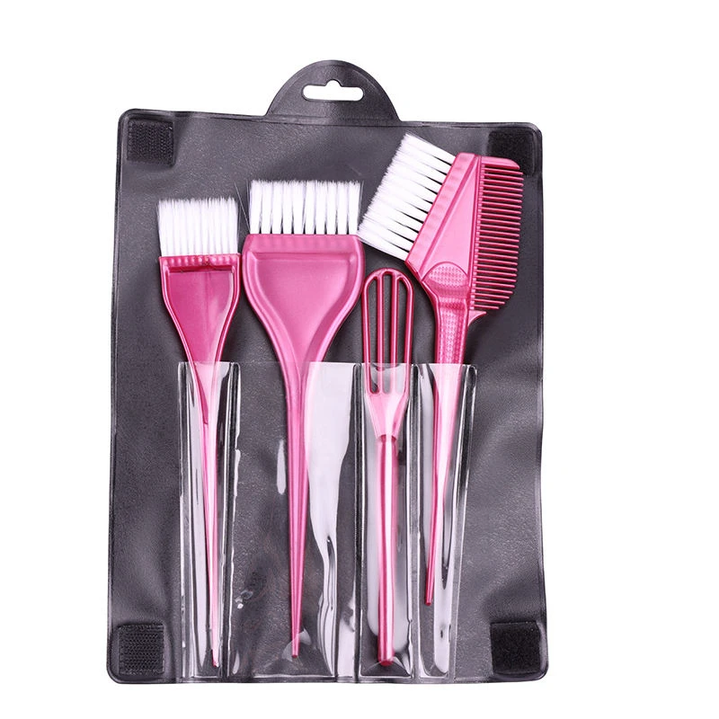 4Pcs/Sets Hair Coloring Brush Hairdressing Stirrer Dye Cream Whisk Hair Color Mixer DIY Dyestuff Blender Salon Hair Styling Tool