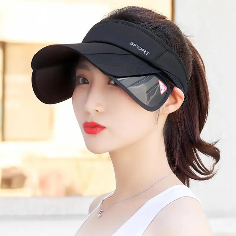 tennis caps Sun Visor Hat Ladies Cycling Outdoor Protective Hat