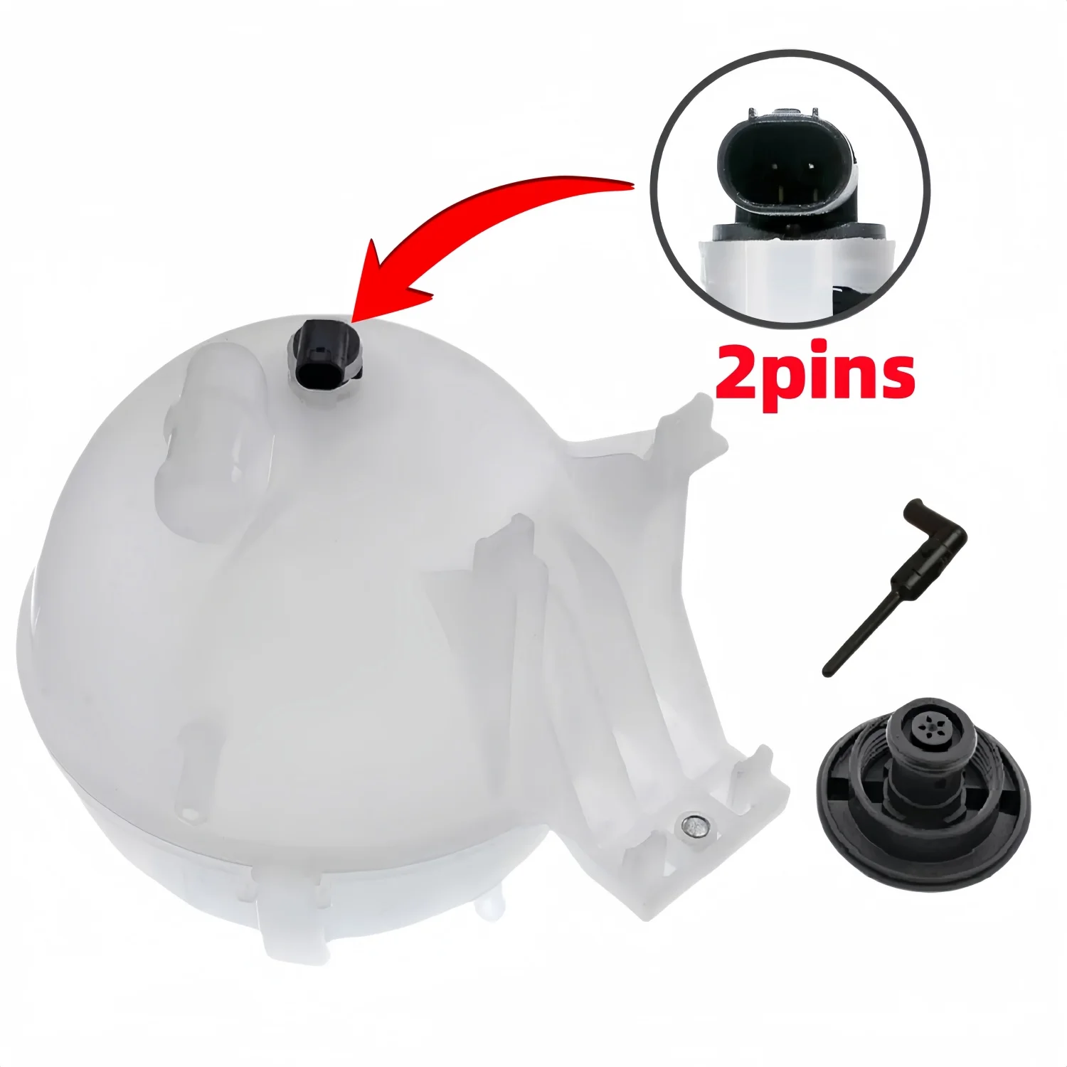 Coolant Reservoir Tank for VW CRAFTER 2006-2016, Engine Coolant