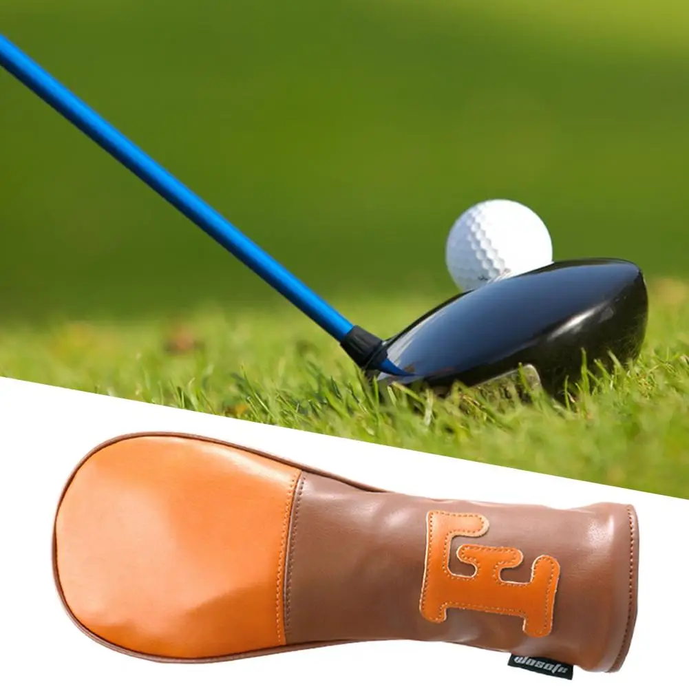 

Club Head Cover Letter Decor Golf Club Protector Easy Cleaning No Damage to Golf Club Golf Club Protector Dustproof
